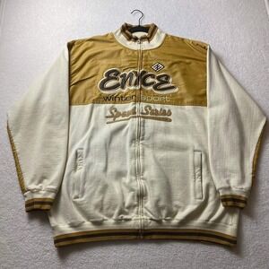 Vintage Y2K Enyce Winter Sports Speed Series Retro Bomber Zip Jacket Size 2XL
